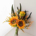 Sunny Splendor Sunflower Artificial Floral Arrangement