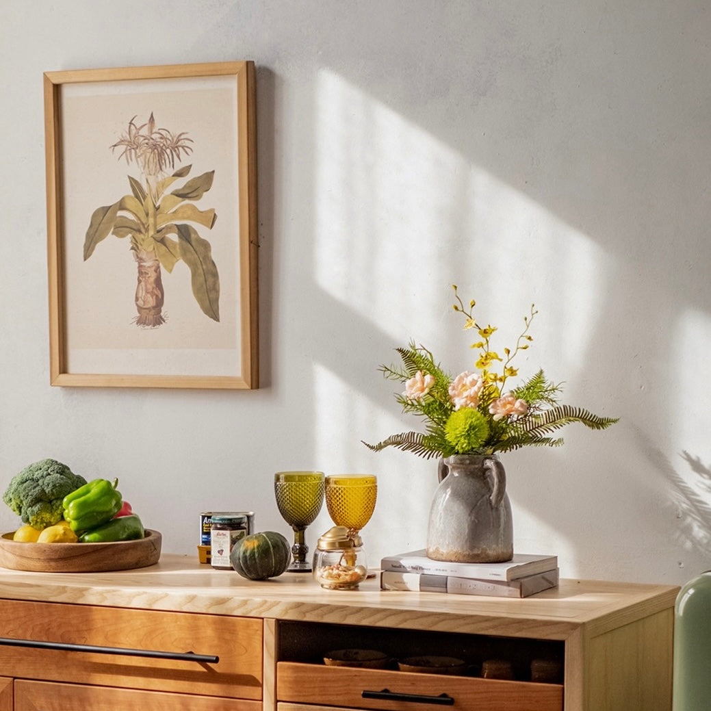 Whimsical Wildflower & Foliage Artificial Floral Arrangement