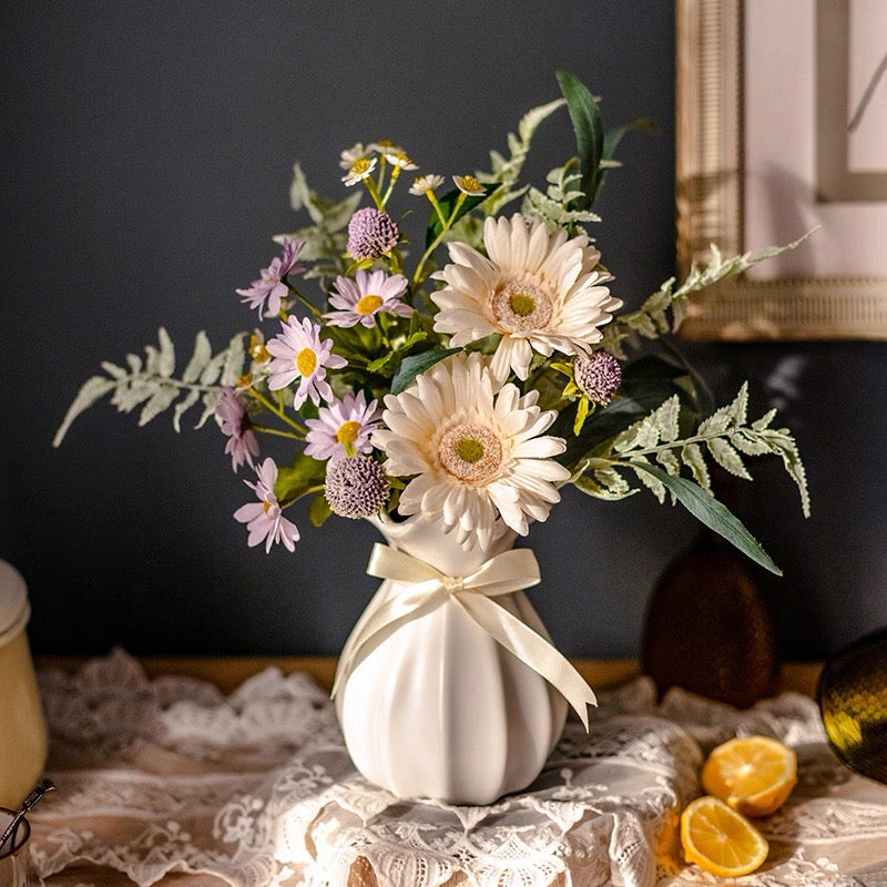 Whispering Chamomile & Wildflower Artificial Floral Arrangement