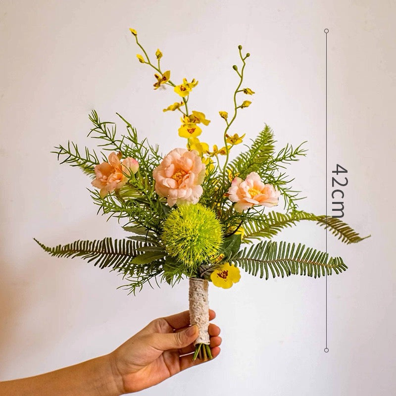 Whimsical Wildflower & Foliage Artificial Floral Arrangement