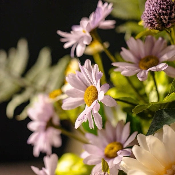 フェイクチューリップアレンジメント - ホワイト（茎10本 / 花10個）