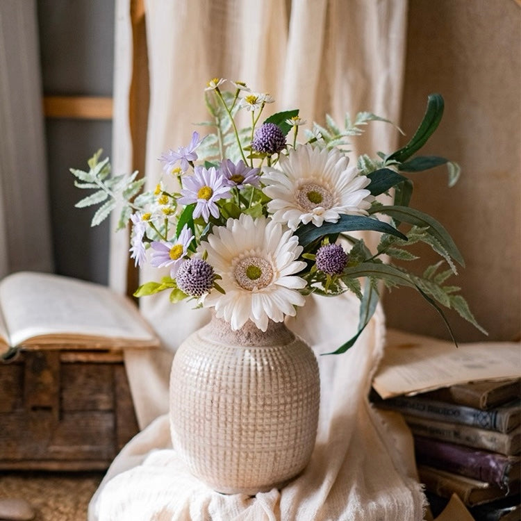 フェイクチューリップアレンジメント - ホワイト（茎10本 / 花10個）