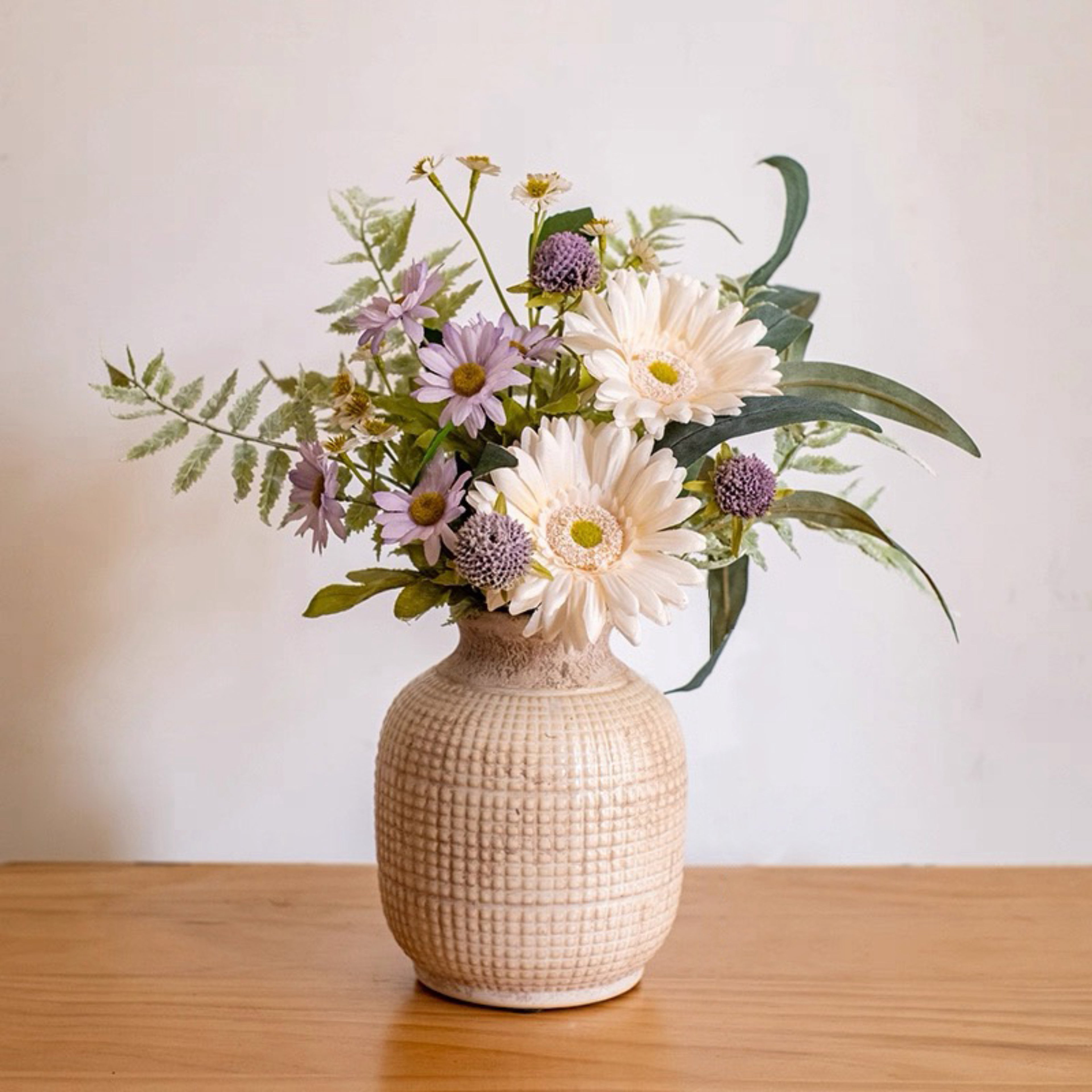 Whispering Chamomile & Wildflower Artificial Floral Arrangement