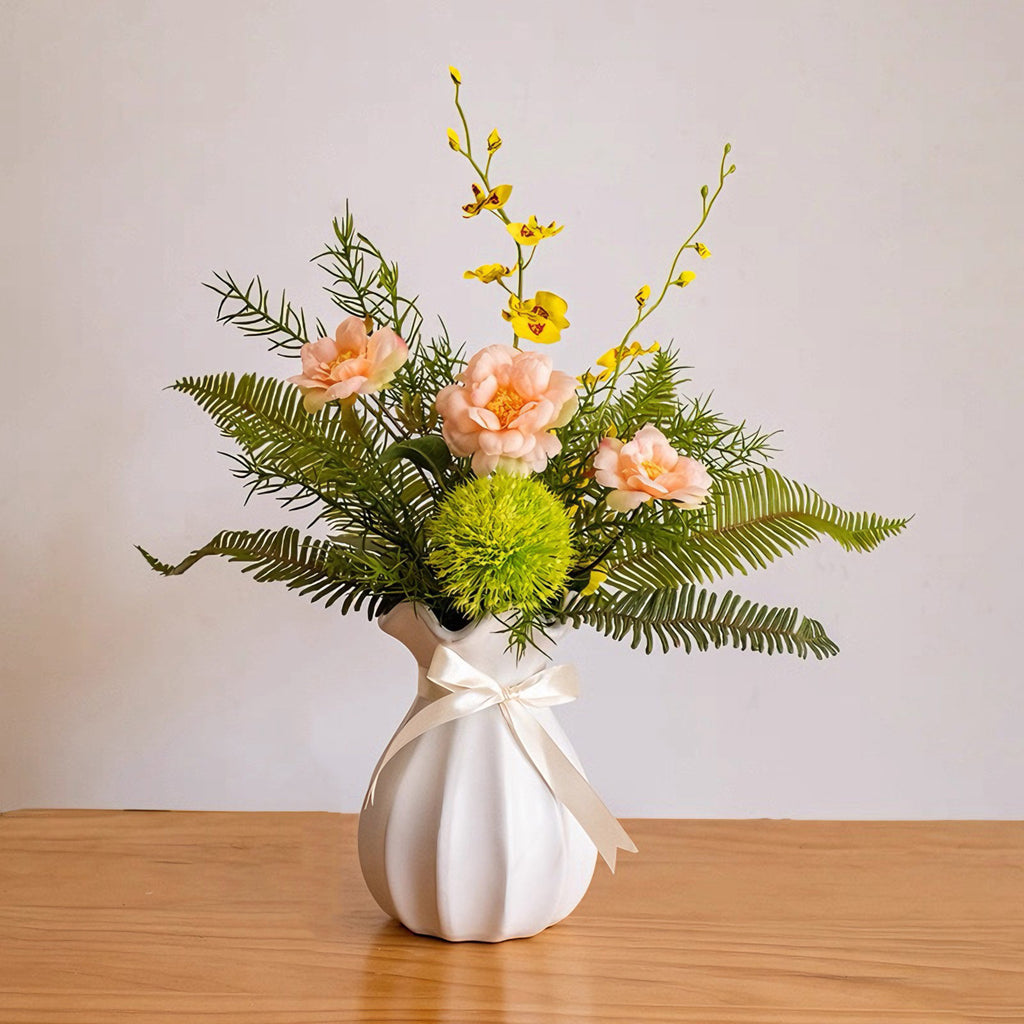 Whimsical Wildflower & Foliage Artificial Floral Arrangement
