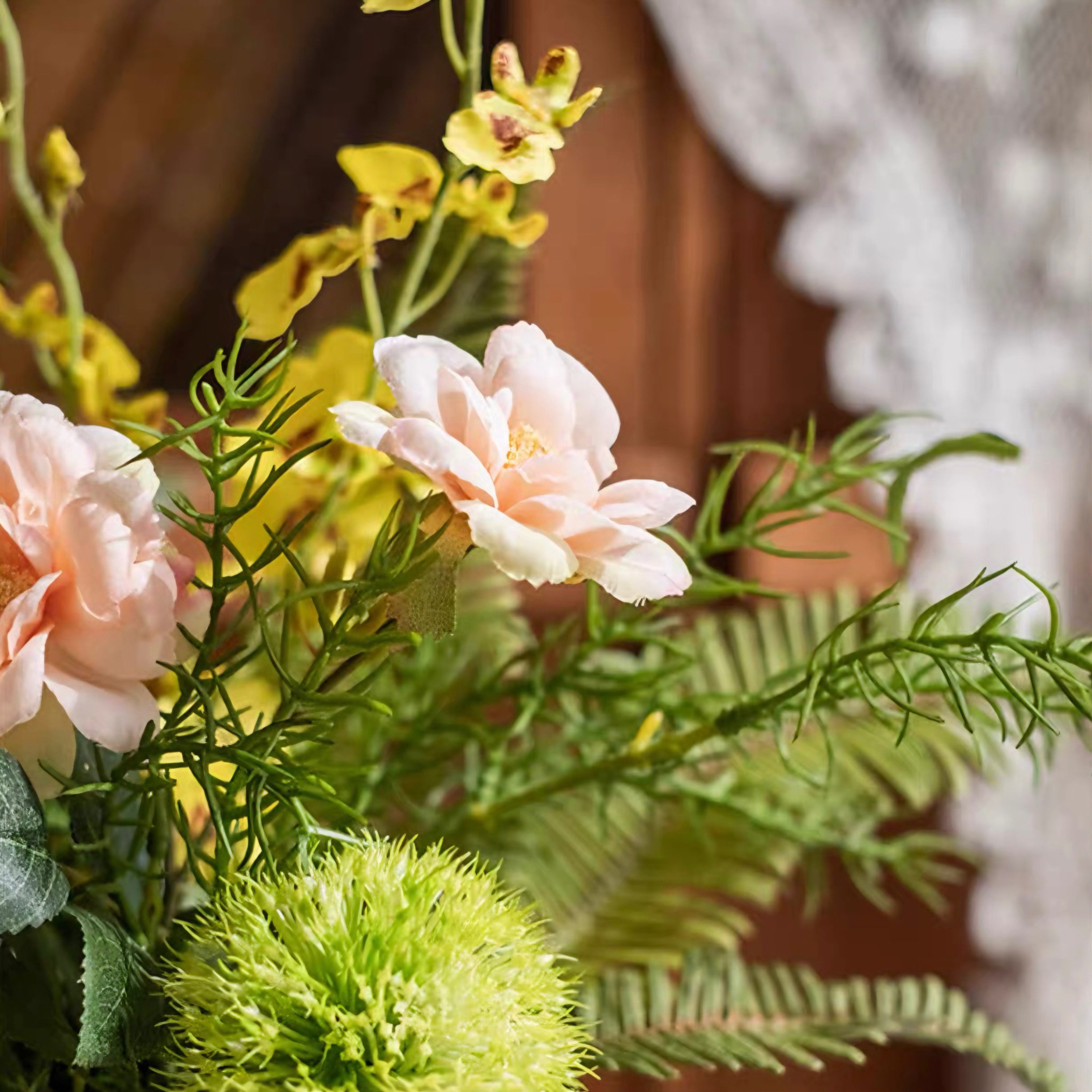 Whimsical Wildflower & Foliage Artificial Floral Arrangement