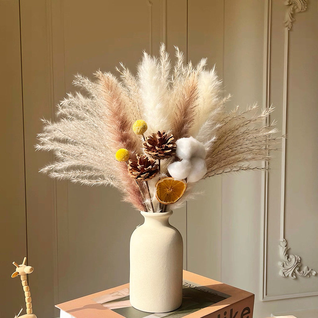 フェイクチューリップアレンジメント - ホワイト（茎10本 / 花10個）