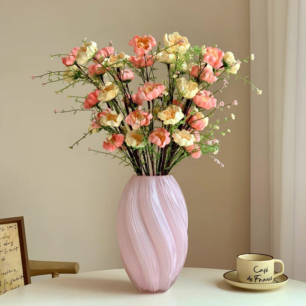 フェイクチューリップアレンジメント - ホワイト（茎10本 / 花10個）