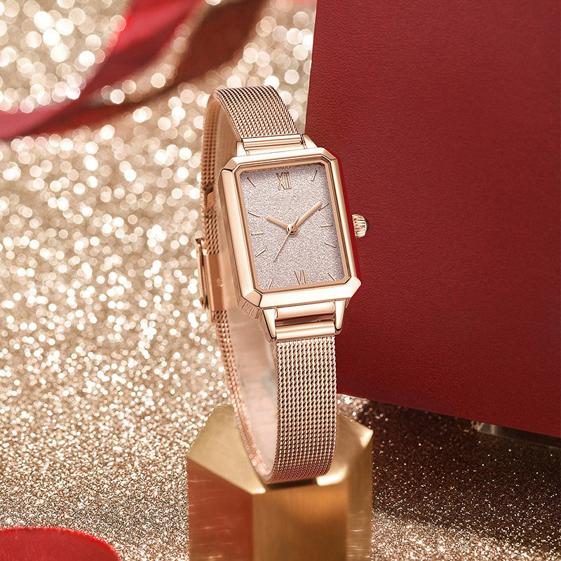 Herren Luxus Automatik Uhr mit Regenbogen-Set Diamanten
