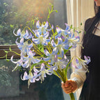 フェイクチューリップアレンジメント - ホワイト（茎10本 / 花10個）