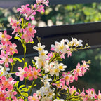 フェイクチューリップアレンジメント - ホワイト（茎10本 / 花10個）