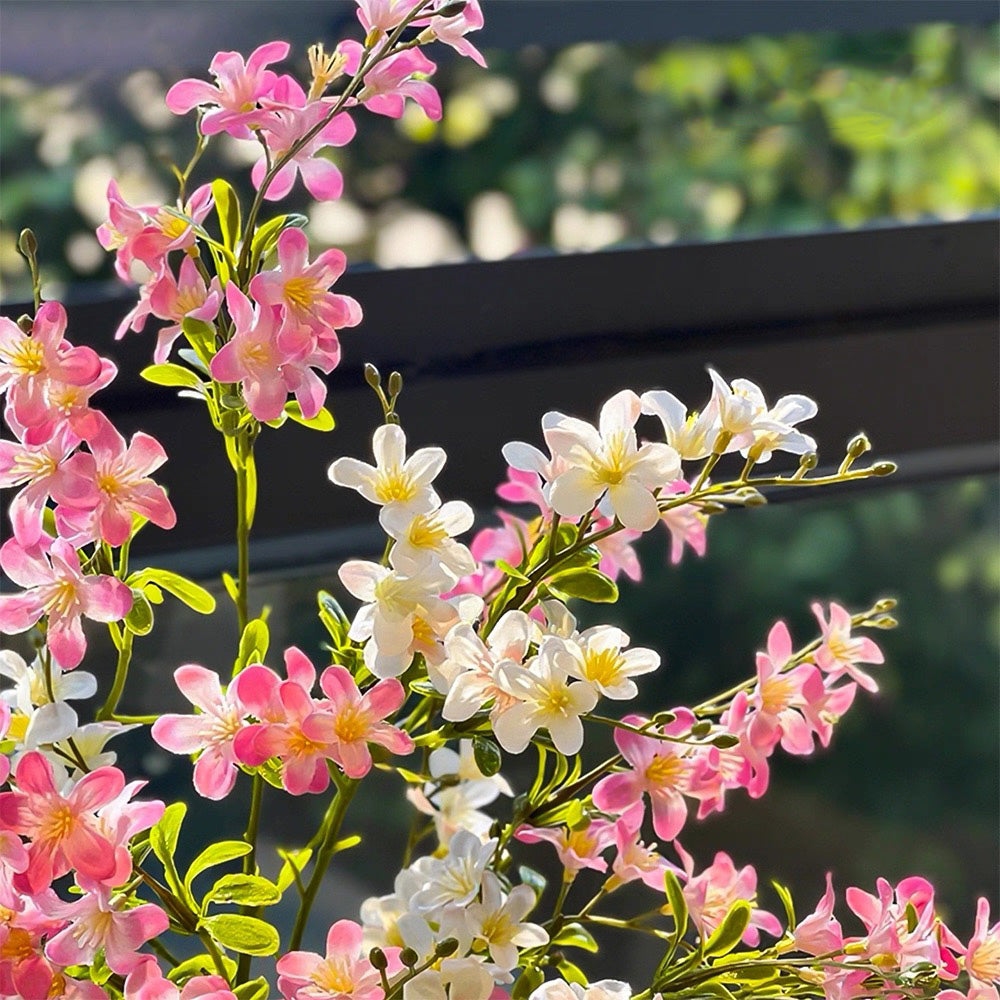 フェイクチューリップアレンジメント - ホワイト（茎10本 / 花10個）