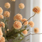 Faux Dandelion Arrangement - Cream (8 Stems / 50 Heads )