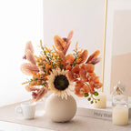 Faux Autumn Arrangement - Sunflower & Autumn Blooms