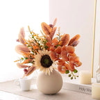 Faux Autumn Arrangement - Sunflower & Autumn Blooms