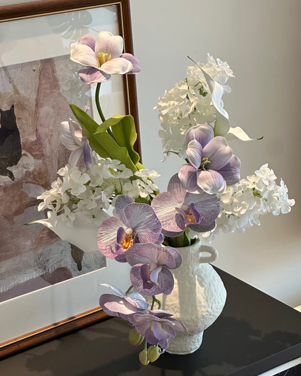 Ethereal Lila Gedicht Bruiloft & Thuis kunstbloemstuk