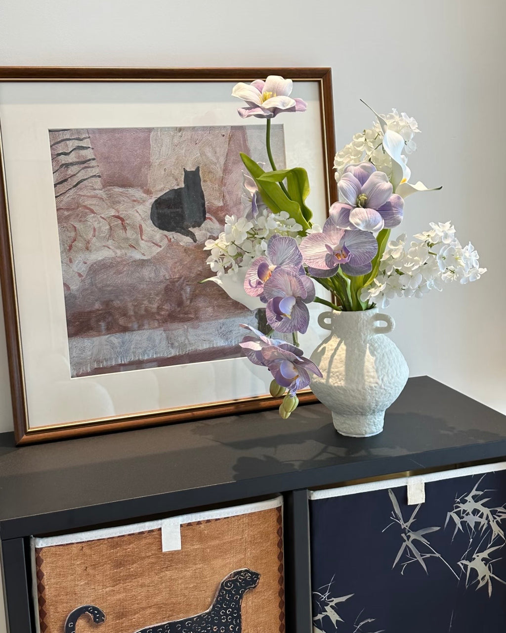 Ethereal Lila Gedicht Bruiloft & Thuis kunstbloemstuk