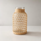 Woven Rattan Vase - Natural