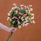 Rustic Elegance Blush & Coral Rose Faux Floral Arrangement