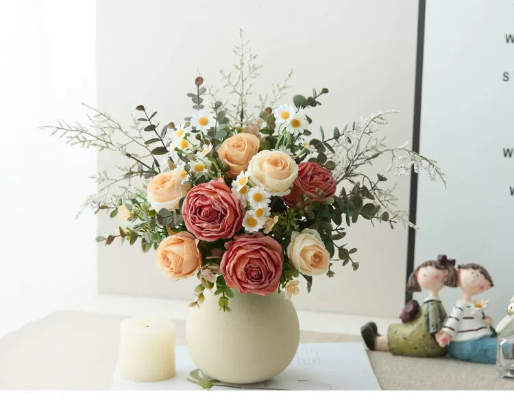 Luxe Blush Serenity Ensemble Faux Floral Arrangement