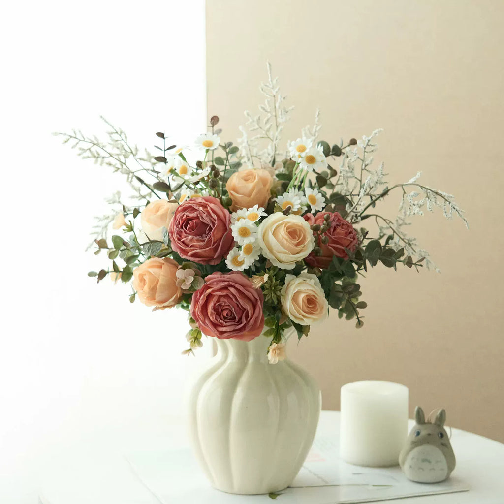 Luxe Blush Serenity Ensemble Faux Floral Arrangement