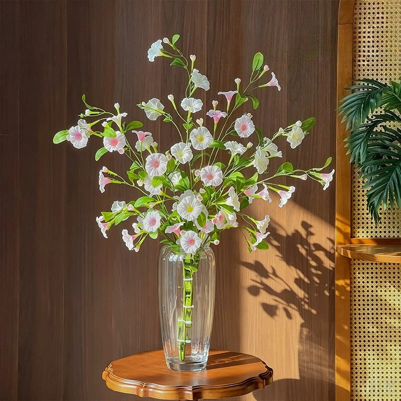 Luxury Blush Morning Glory Artificial Floral Arrangement