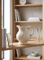 Speckled Ceramic Vase - Creamy White