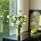 Luxurious Romantic White Starry Rose Artificial Floral Arrangement