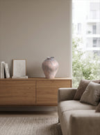 Textured Glazed Ceramic Vase