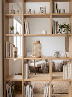 Woven Rattan Vase - Natural