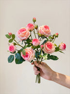 Ethereal Blush Rose Tablescape Faux Floral Arrangement