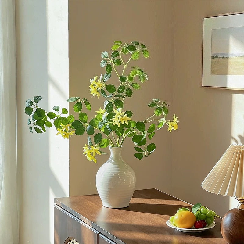 Luxury Zen Schefflera Blossom Artificial Floral Arrangement