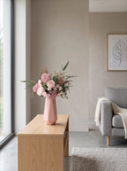 Luxury French Romantic Pink Rose Artificial Floral Arrangement