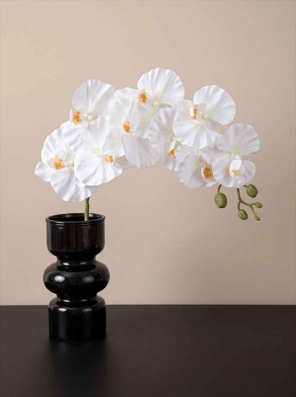 Lavender Orchid Elegance Artisan Faux Floral Arrangement