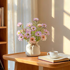 Ethereal Lilac Bloom Faux Floral Arrangement