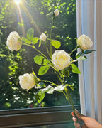 Luxe Witte Sprayroos Faux Bloemstuk