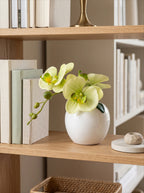 Sunlit Phalaenopsis Faux Floral Arrangement
