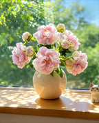Arrangement floral artificiel Fleur de Pivoine Blush
