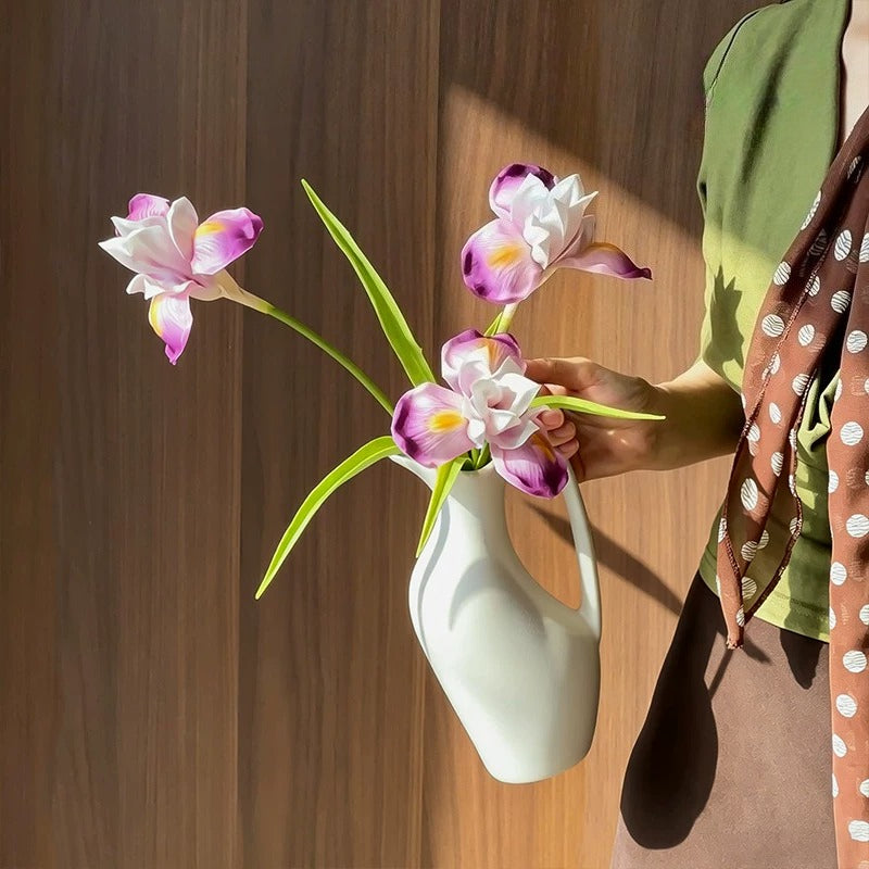 Minimalist Gradient Iris Artificial Floral Arrangement