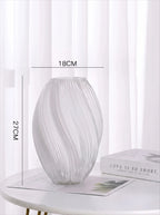 Ripple Art Glass Vase