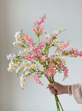 Blush & Ivory Forsythia Elegance Artisan Faux Floral Arrangement