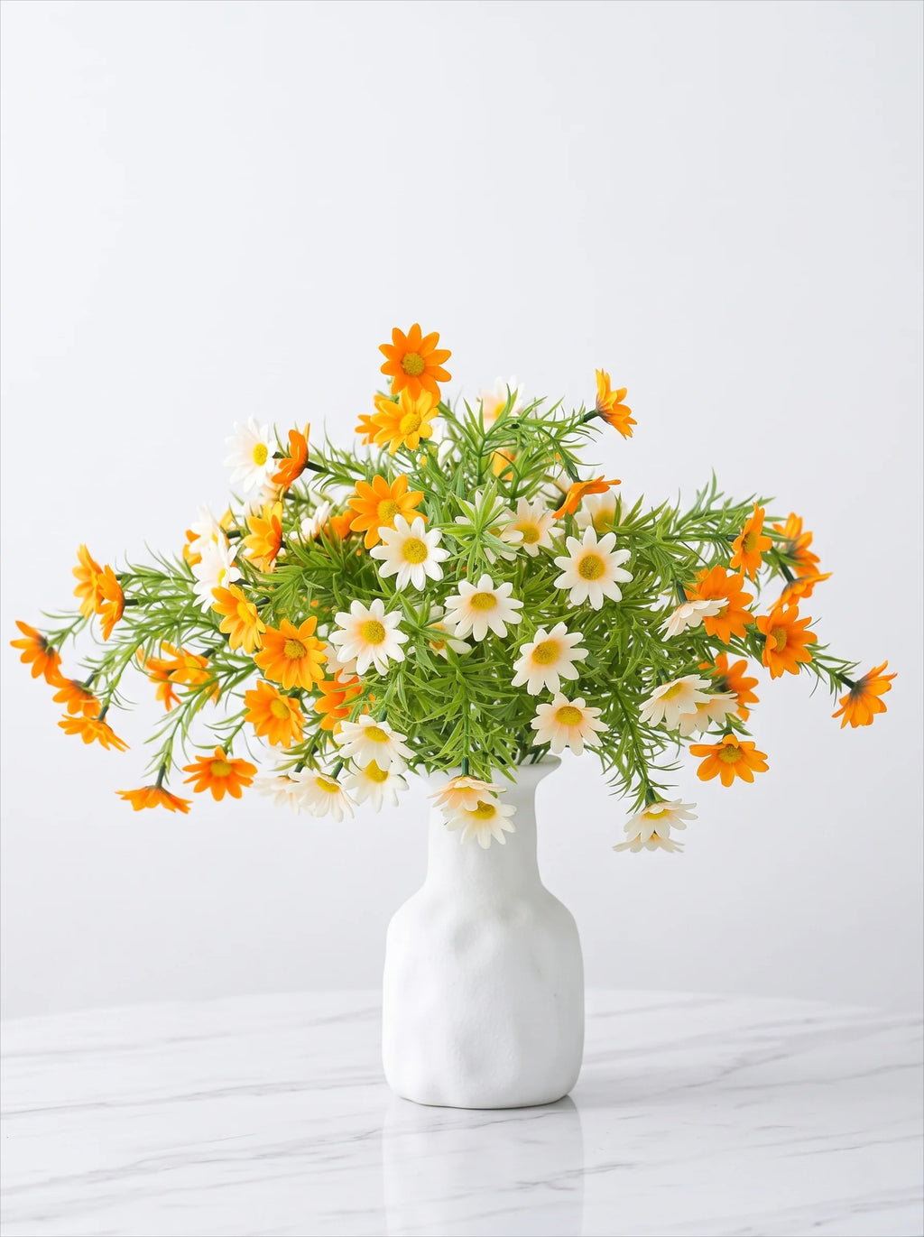 Elegant Sunshine Daisy Meadow Artificial Floral Arrangement