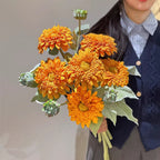 Vintage flauschige Sonnenblume Kunstblumenarrangement