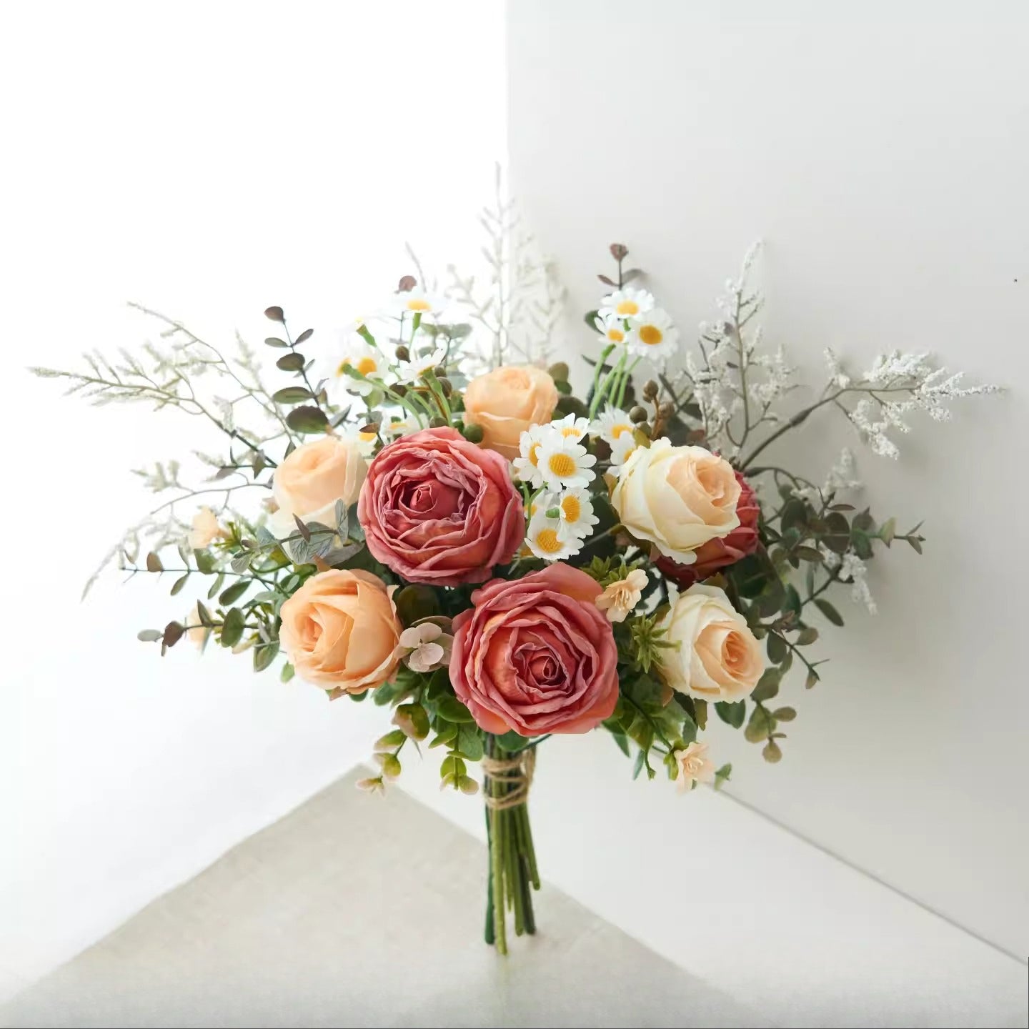 Luxe Blush Serenity Ensemble Faux Floral Arrangement