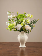 Serene Lavender Blossom Tabletop Faux Floral Arrangement