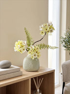 Minimalist Fresh-Looking Plumbago Mini Artificial Floral Arrangement