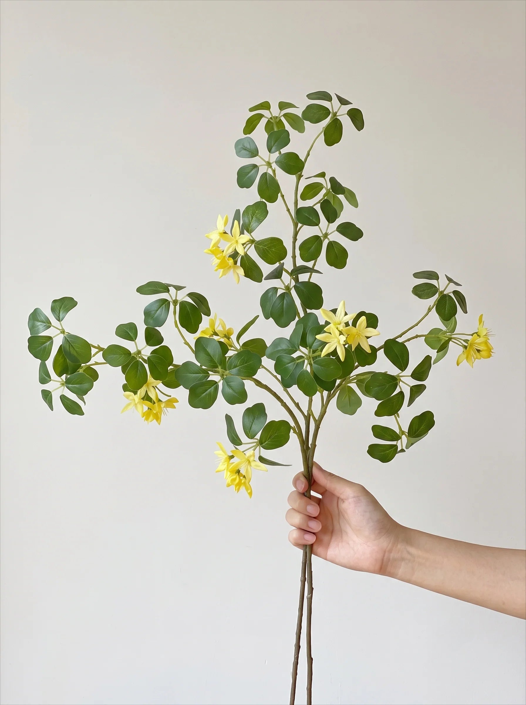 Lyxig zen schefflera blomma konstgjord blomsterarrangemang