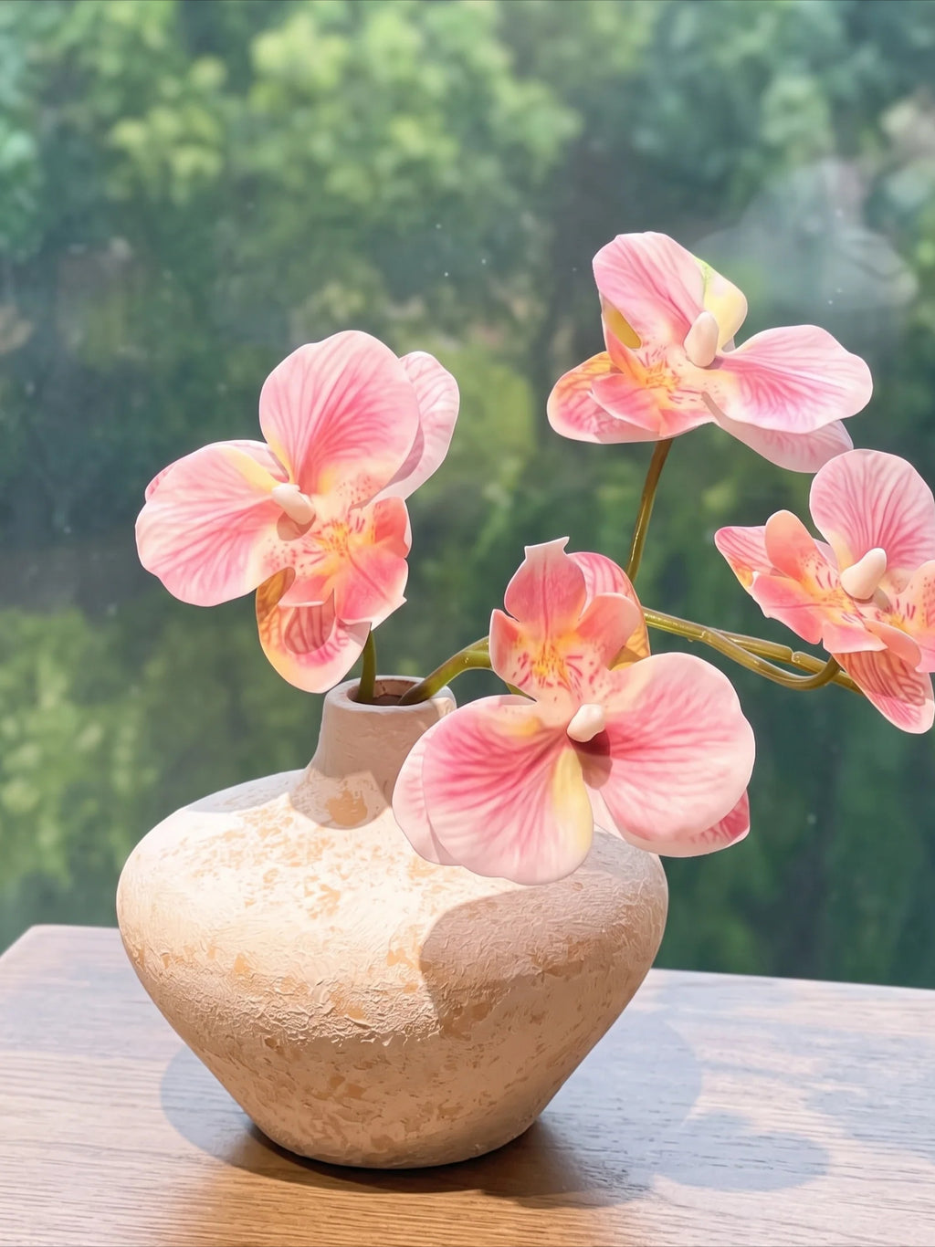 Künstliches Blumenarrangement Sanfte Blush Phalaenopsis