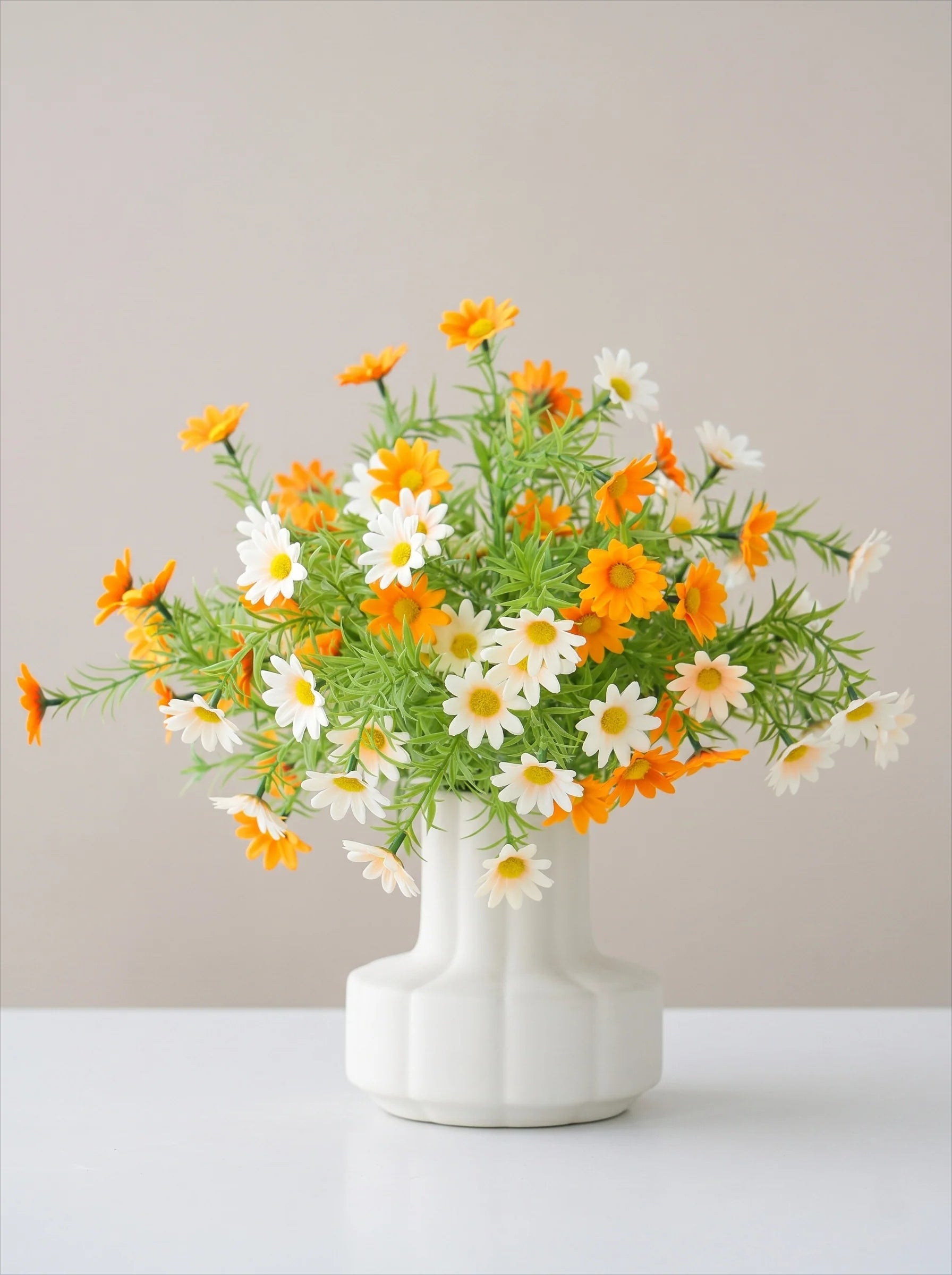 Elegant Sunshine Daisy Meadow Artificial Floral Arrangement