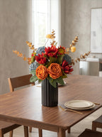 Neprozen schikking - herfst - gemengde tinten bloemen