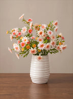 Vintage Wiesen-Gänseblümchen-Cluster Kunstblumenarrangement